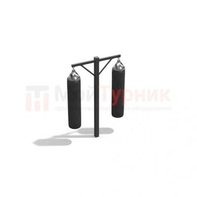 Стойка для двух боксерских мешков